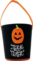 Fiestas Guirca - Trick or treat emmer Pompoen (35x20cm) - Halloween - Halloween accessoires - Halloween verkleden