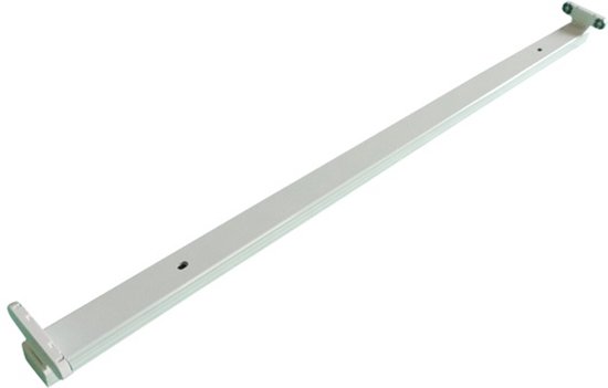 Luminaire LED TL T8 - Aigostar - 150cm Double - IP20 - Wit Mat - Acier