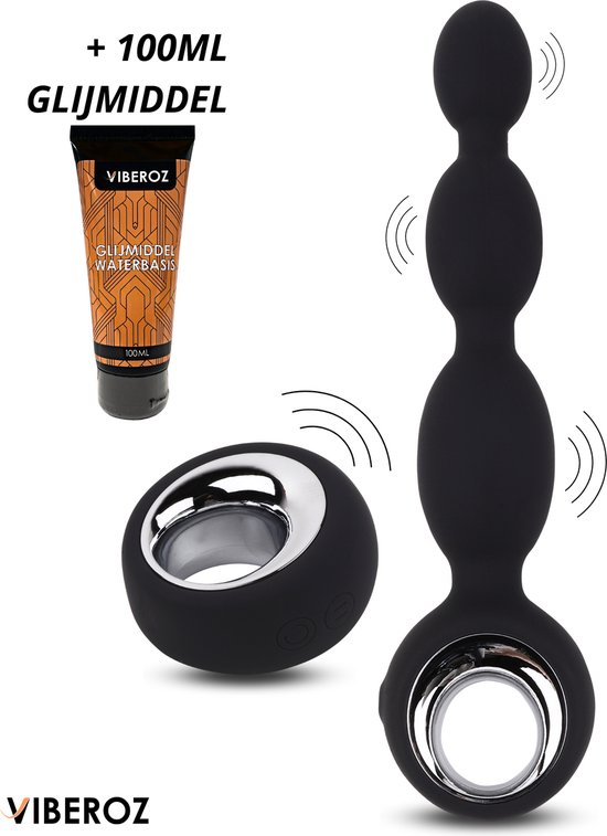 Viberoz Kinky - Vibrator voor Koppels - Prostaat Stimulator - G-spot Vibrator - Sex Toys - Anaal Dildo - Buttplug - Inclusief Afstandsbediening - Cadeau voor Man & Vrouw