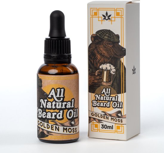 All Natural Beard oil Golden Moss