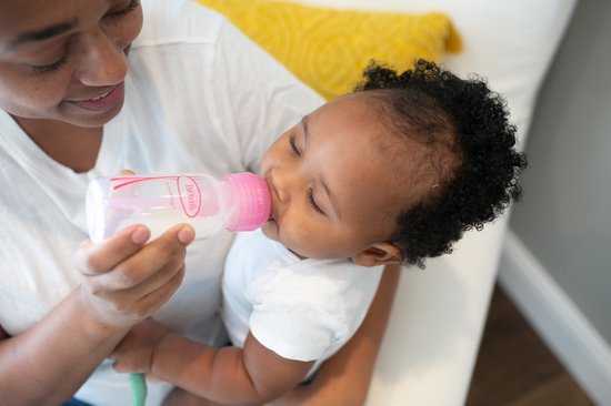 Dr. Brown's Anti-colic Options+ Giftset - Smalle halsfles - roze