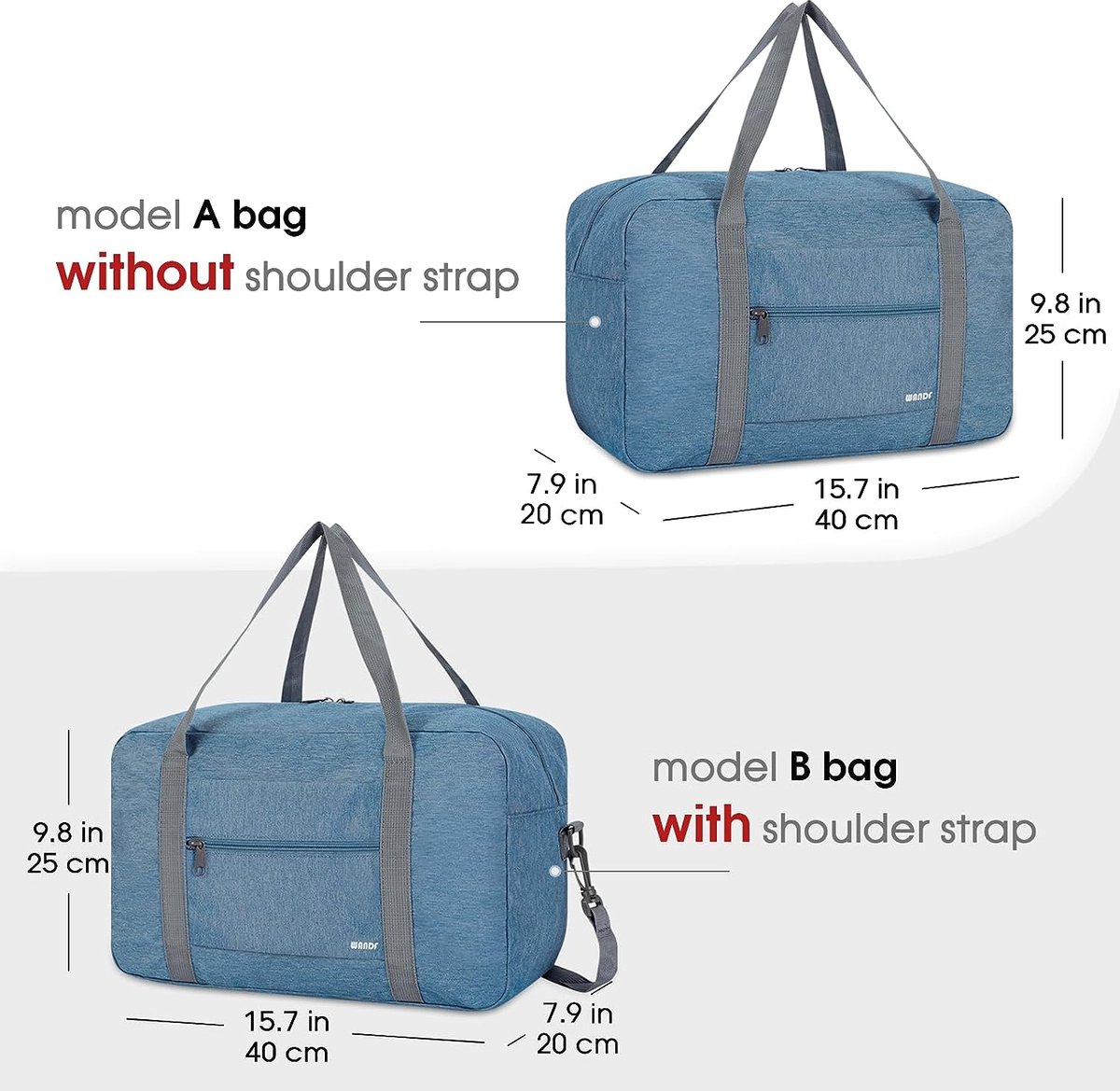Air Handbagage, cabinetas, reistas, 40 x 20 x 25 cm, vliegtas
