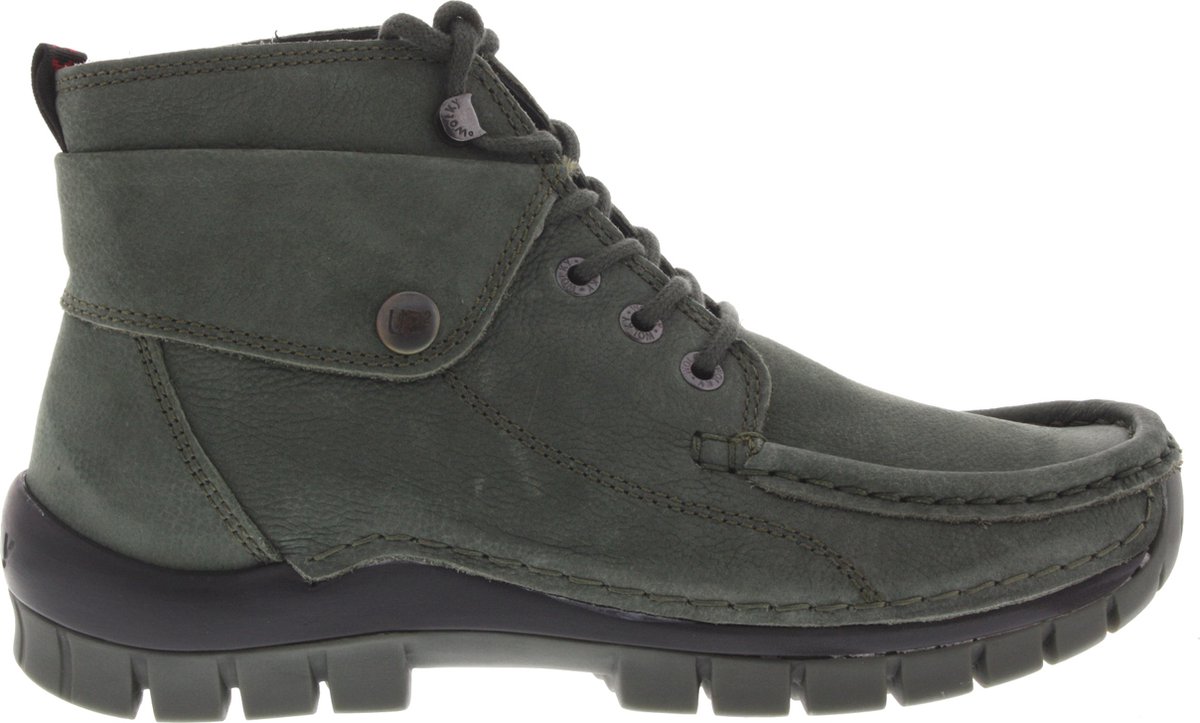 Dames Veterschoenen Wolky 0472511-701 Jump Winter Antiqu Groen - Maat 39