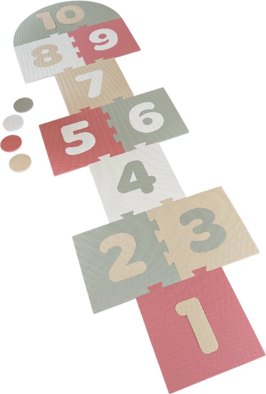 Speelmat puzzel met cijfers bestel HIER