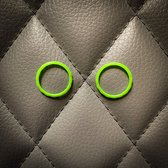 Gaming Accent Ringen - geschikt voor de Playstation 5 controller - 1 set = 2 ringen - groen