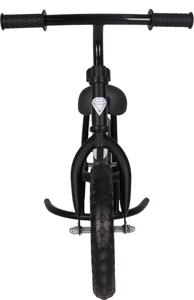 Born Lucky Loopfiets – Balance Bike – Verstelbaar Stuur en Zadel – Vanaf 2 Jaar – Lichtgewicht – Zwart — afbeelding 7