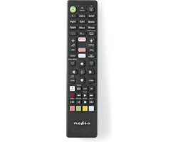 Nedis Vervangende Afstandsbediening - Geschikt voor: Sony - Vast - 1 Apparaat - Amazon Prime / Netflix Knop / Youtube Knop - Infrarood - Zwart