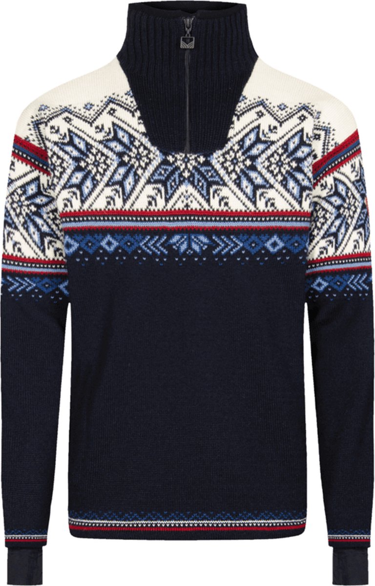 dale of norway - 93981 VAIL WP MASC SWEATER_C - Heren pulloverHeren truien - Kleur: Blauw - Maat: XXL