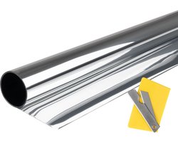 Auto raamfolie - Zelfklevend - 15% - 300 x 75cm - Zilver