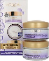 L'Oréal Hyaluron Specialist Day and Night Cream - 2 x 50 ml