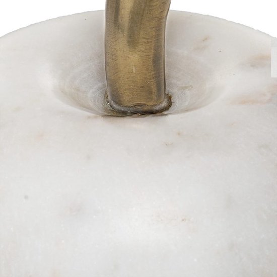 Object Deco Pomme de Marbre – Wit/ Or – Ø13 cm