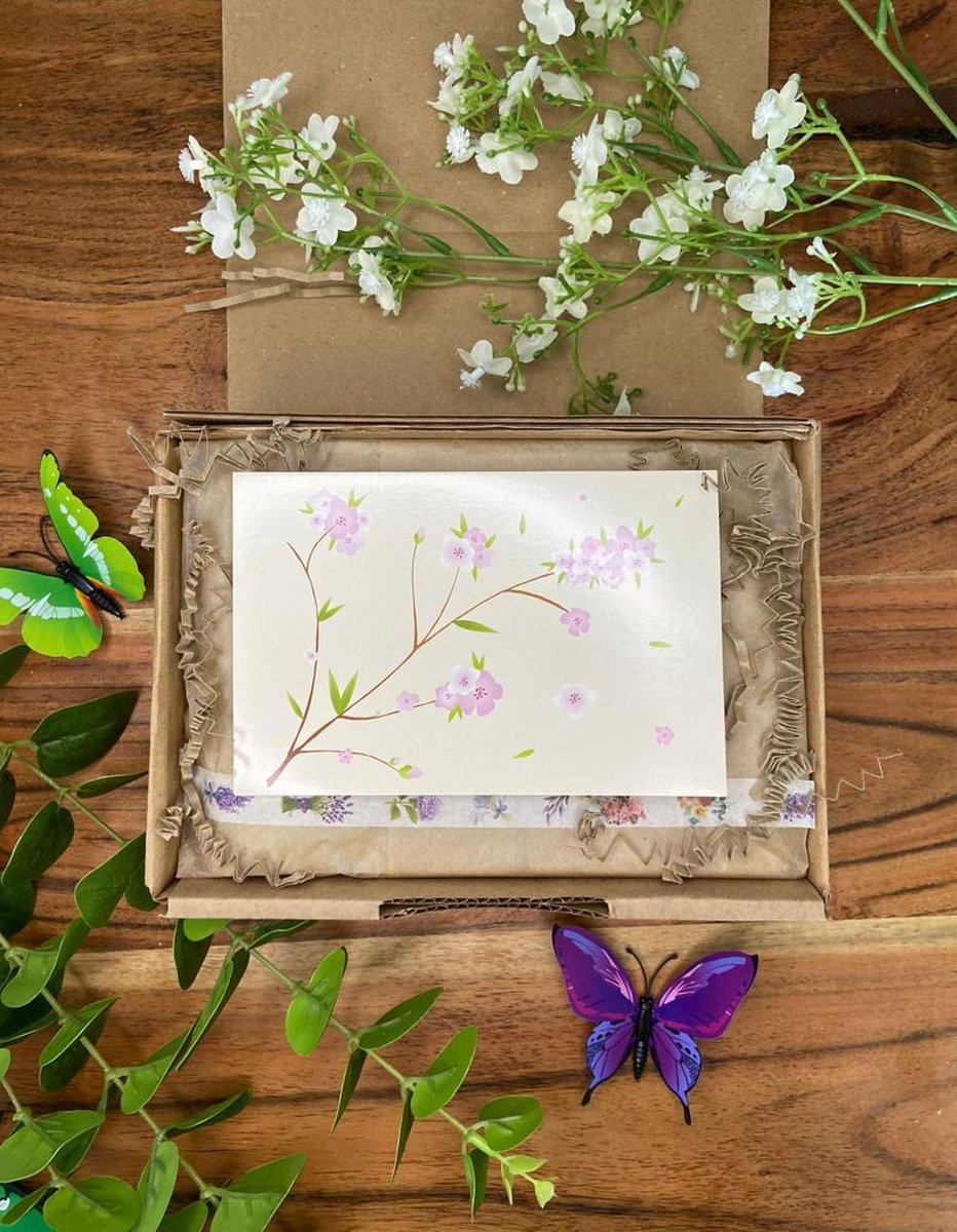 Sarah Box geschenkdoos - Beauty & Wellness - Borstel - Haarmasker ...