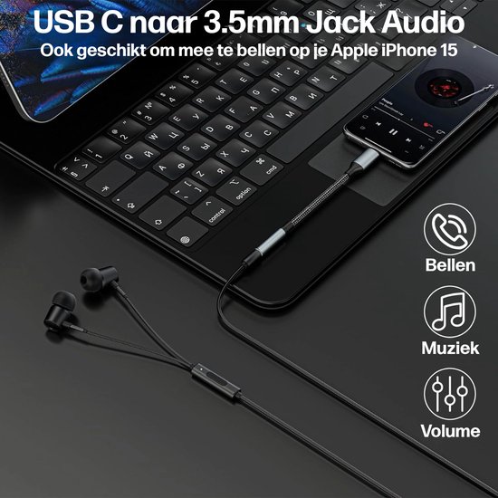 Apple Adaptateur USB-C pour écouteurs 3,5 mm