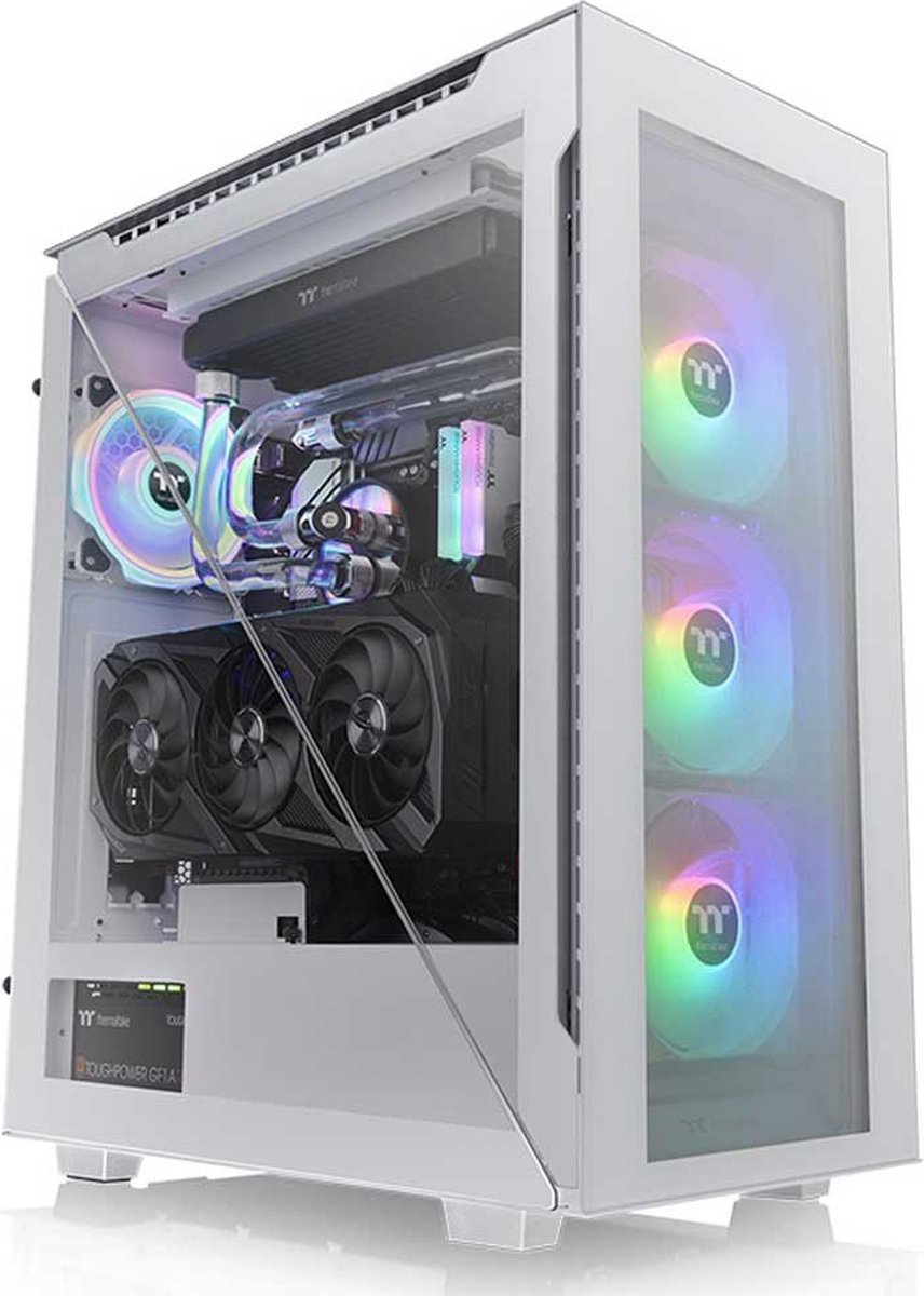 Thermaltake Divider 500 TG Snow ARGB Midi Tower Wit