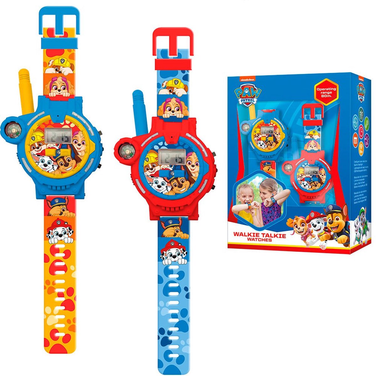 Paw Patrol - Montre Talkie Walkie - Véhicule Jouet - Multicolore