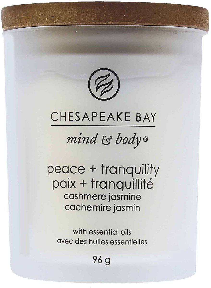 Chesapeake Bay Peace & Tranquility - Cashmere Jasmine Mini Candle Wit