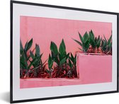 Fotolijst incl. Poster - Planten - Zomer - Verf - 40x30 cm - Posterlijst