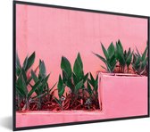 Fotolijst incl. Poster - Planten - Zomer - Verf - 40x30 cm - Posterlijst
