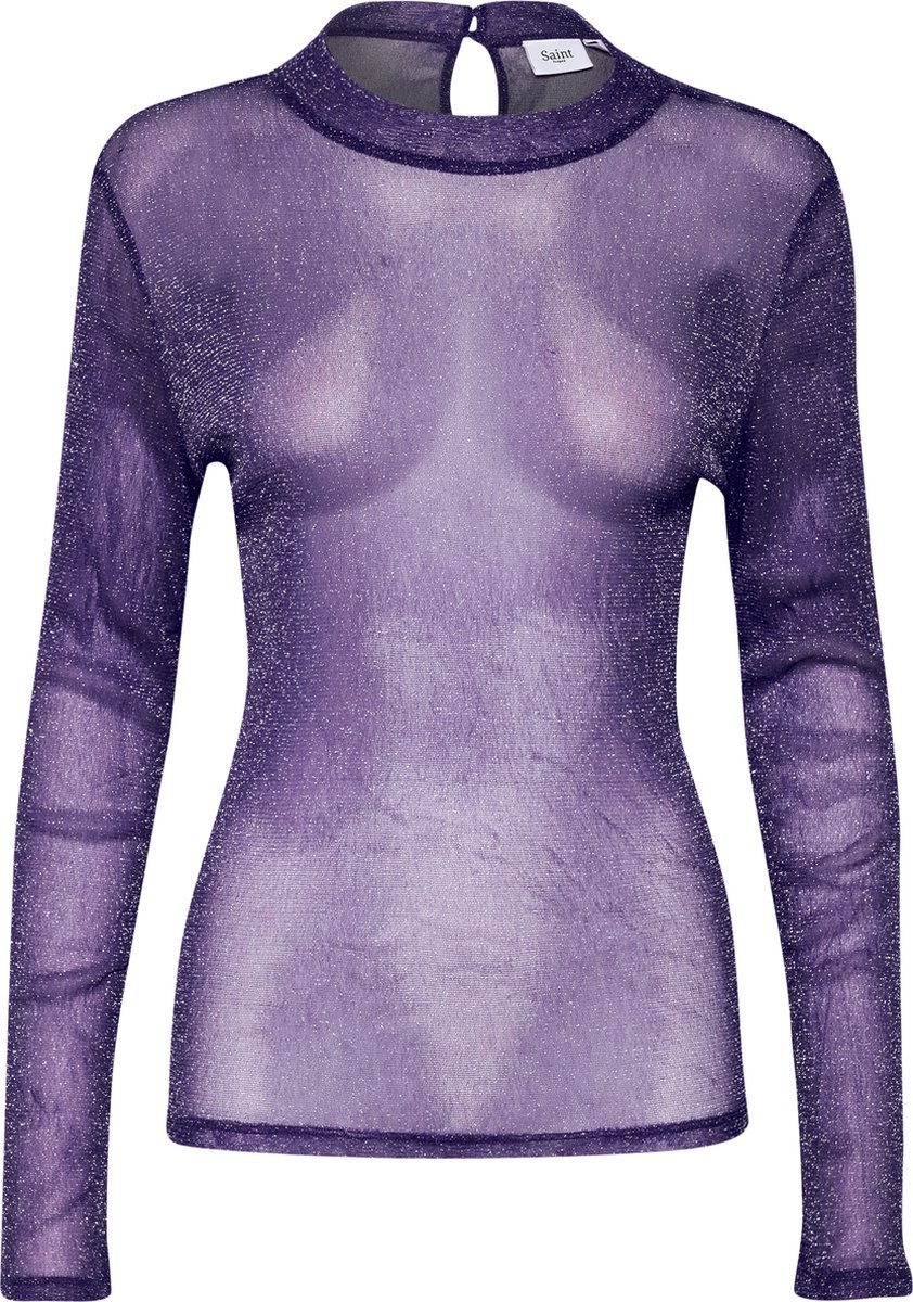 Saint Tropez DelilaSZ LS Blouse Dames Blouse - Maat M