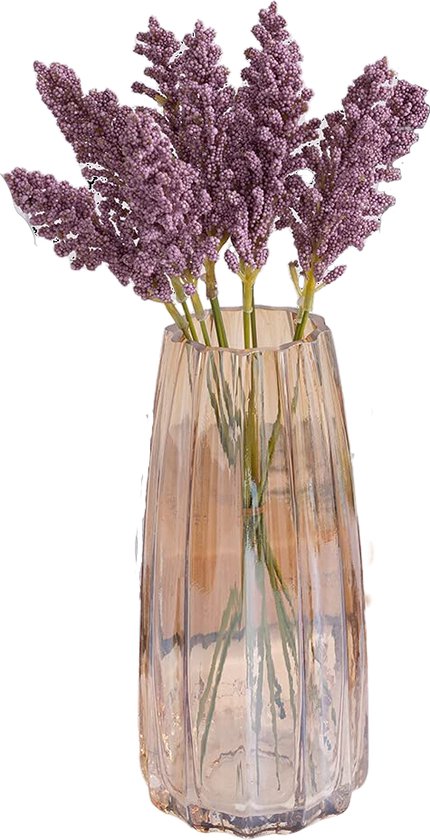 Vase en Verre Composite Comique Coloré - Or