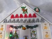 Hetty'S - Advent kalender - Vrolijk Kerstfeest - Hout - Verlichting