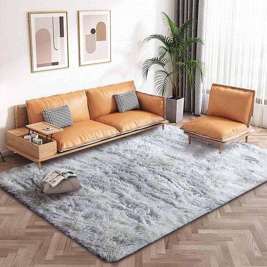 Pluche Vloerkleed - Zacht & Fluffy Tapijt voor Woonkamer of Slaapkamer