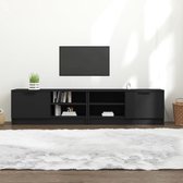 The Living Store TV-meubel - Trendy - Tv-meubels - Afmetingen- 80 x 35 x 36.5 cm - Kleur- Zwart