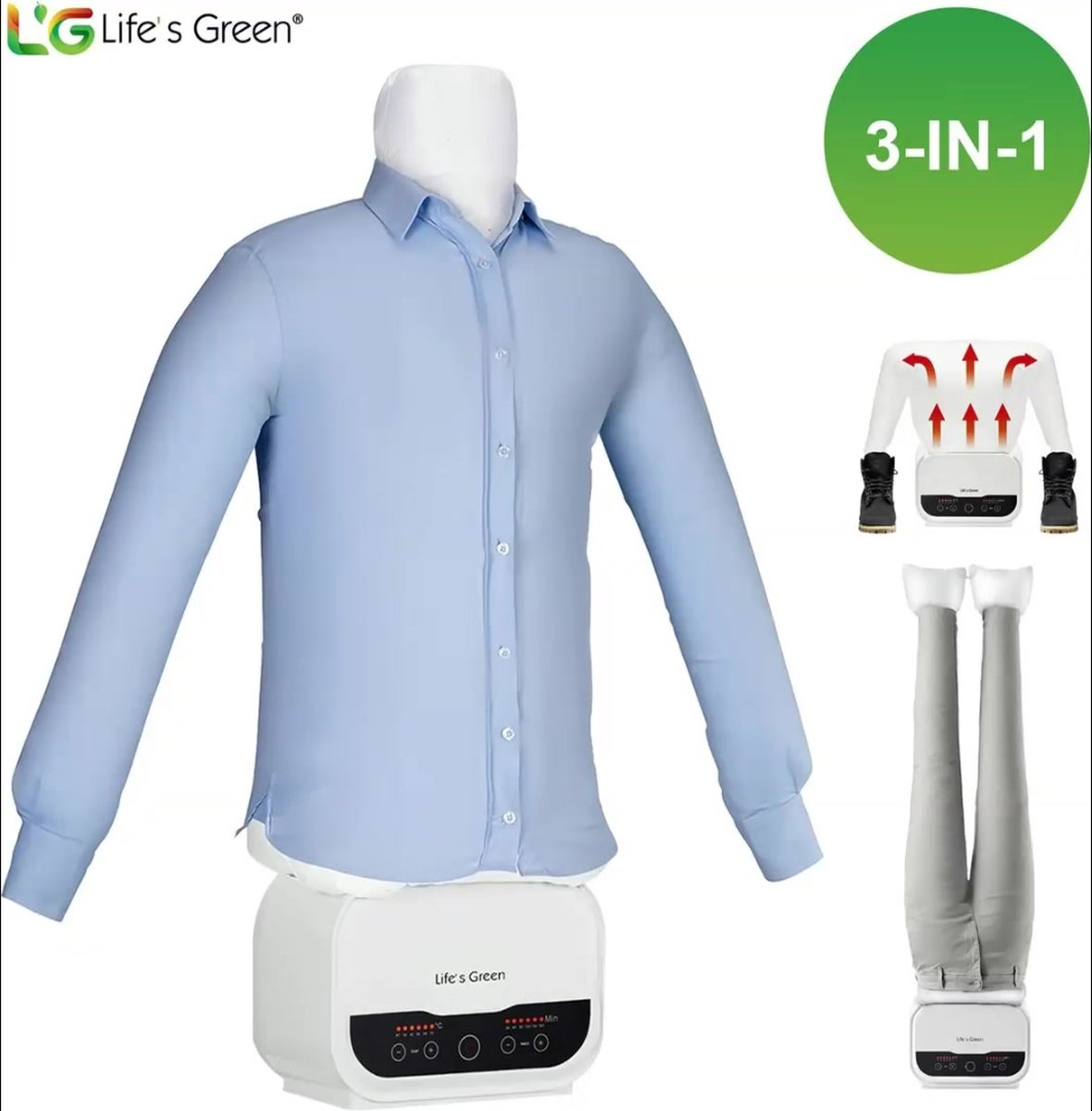 Life's Green® Mannequin de repassage Machine à repasser Sèche