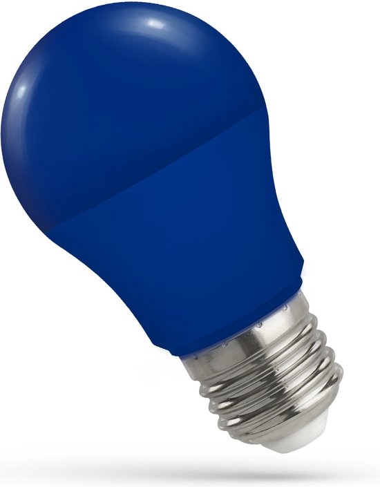 Spectrum - LED lamp E27 - A50 - 5W vervangt 50W - Blauw licht