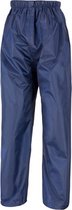 Regenkleding - Navy blauwe regenbroek voor volwassenen - Polyester/tailleband XXXL