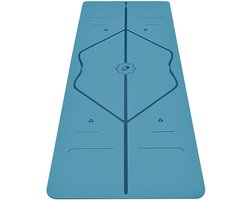 's werelds beste milieuvriendelijke antislip yogamat met uitlijningsmarkeringssysteem - biologisch afbreekbaar - yoga - milieuvriendelijk yoga handdoek antislip