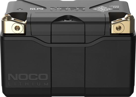 Noco NLP9 Lithium Powersport Accu - 12V 3Ah – 400A Startkracht – Lichtgewicht & Onderhoudsvrij – Veilig Lithium