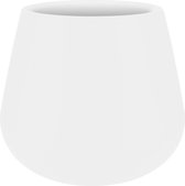 Elho Pure Cone 55 - Bloempot voor Binnen & Buiten - Ø 55.0 x H 46.5 cm - Wit