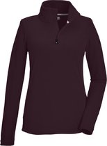 Killtec skipully dames - dames ski pully - 40880 - bordeaux - korte rits - maat 48