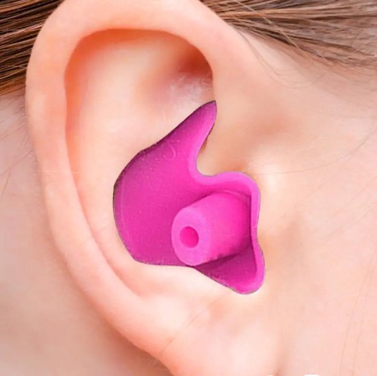 1 paire de bouchons d'oreille souples en Silicone imperméables