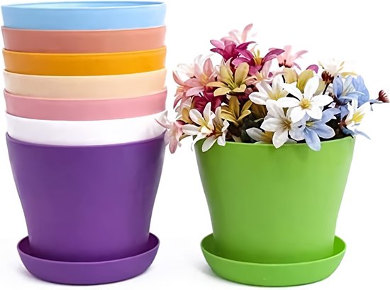 10 PIÈCES POTS de fleurs en plastique plante succulente petit pot