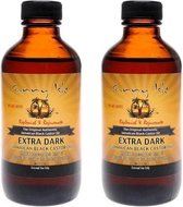 2 X SUNNY ISLE - EXTRA DARK JAMAICAN BLACK CASTOR OIL 4OZ / 118ML