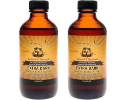 2 X SUNNY ISLE - EXTRA DARK JAMAICAN BLACK CASTOR OIL 4OZ / 118ML