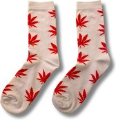 GILL'S - Wiet sokken - Cannabis sokken - Hemp Leaf Socks - Skate sokken – Hennep sokken – Wietsokken - Sokken - Feest Sokken - Maat 40-45