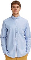 Selected Regrick Oxford Flex Lange Mouwen Overhemd Blauw 3XL Man