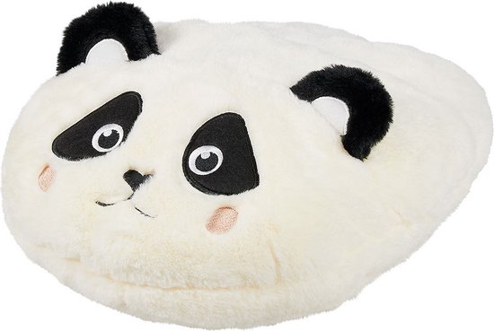 Chaussons chauffe-pieds larges panda blanc taille unique 30 x 27 cm -  Chaussons... | bol
