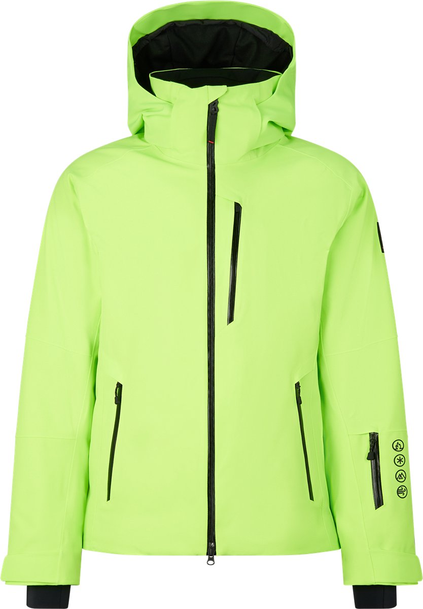 Fire + Ice Eason3-T Ski Jacket - Wintersportjas Voor Heren - Waterproof - Lime - 46