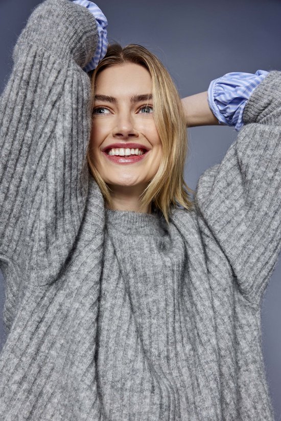 Babette sweater - grey melange