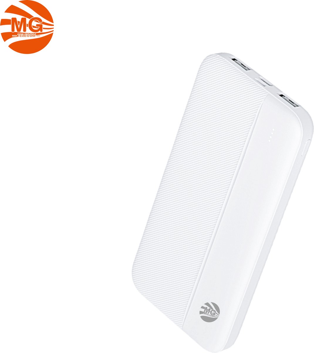 MG - Draagbare Powerbank - 2 Apparaten Tegelijk Opladen - 10000Mah