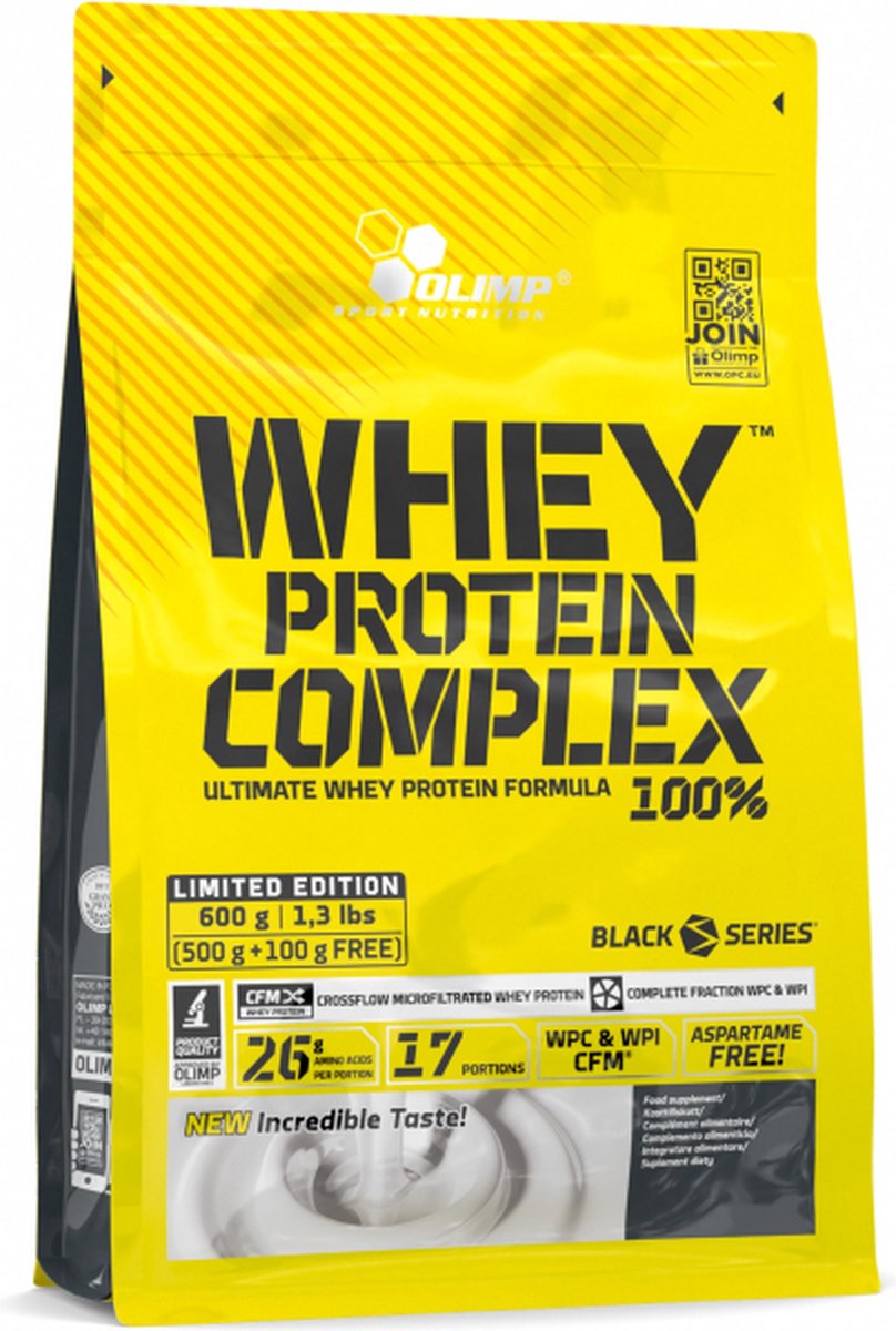 Olimp Whey Protein Complex 100% Witte Chocolate Framboos