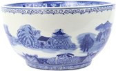 The Ming Garden Collection | Chinees Porselein | Grote Porseleinen Fruitschaal Met Landschap | Blauw & Wit