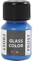 Glasverf - Porseleinverf - blauw - Glass Color Frost - 30ml