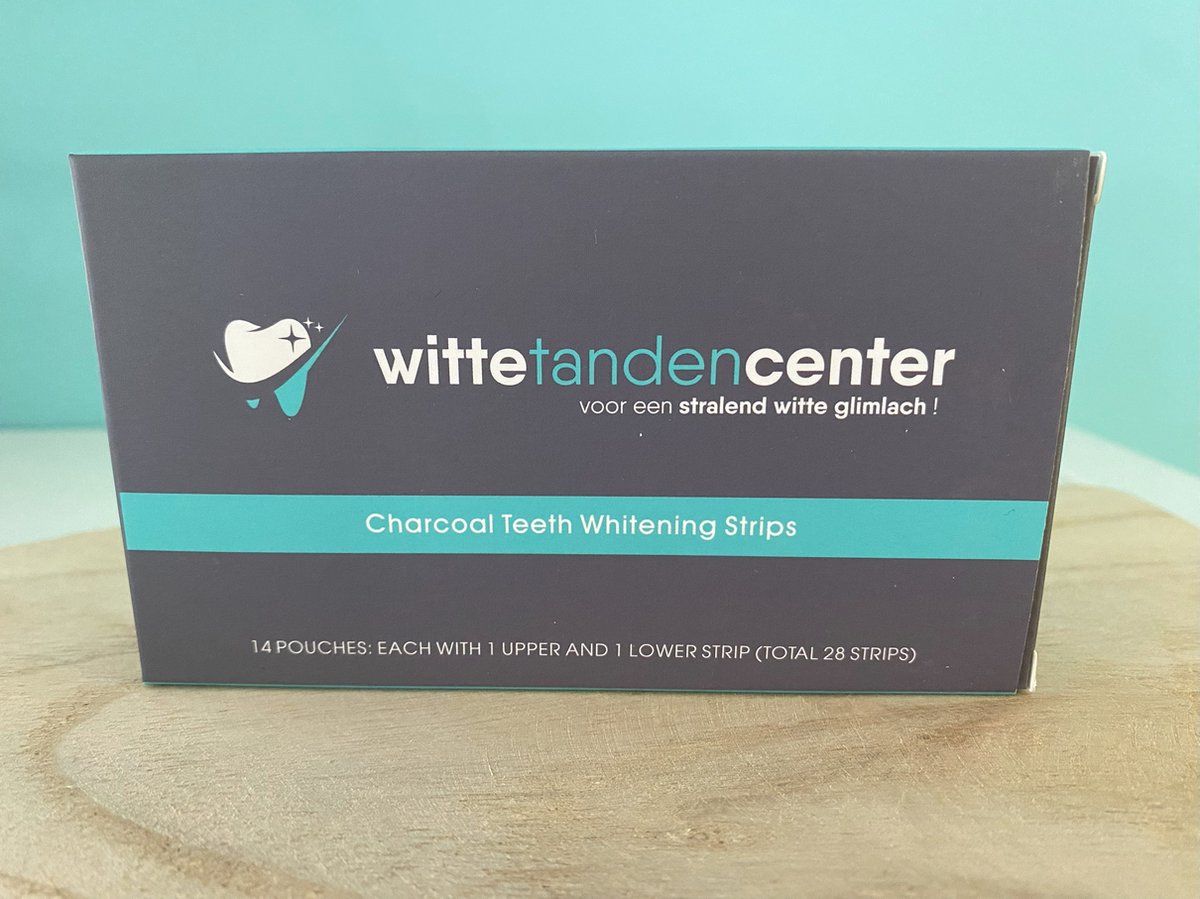 WitteTandenCenter - Professionele Tandenbleek Strips - 28 Strips - Teeth Whitening Strips - Wittere Tanden - Zonder Peroxide - Tanden Bleken