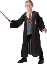 Rubies - Harry Potter Kostuum - Harry Potter Gryffindor Mantel Kostuum Jongen - Rood, Geel, Zwart, Grijs - Maat 140 - Carnavalskleding - Verkleedkleding