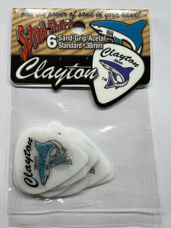 12 Médiators Shark Fin Jaunes 0.65mm - Picks Classiques Fabriqués En Suède